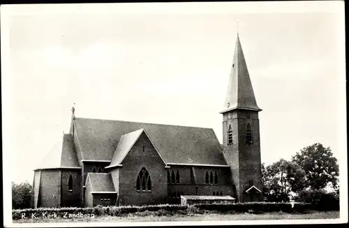 Ak Zandberg Limburg Niederlande, R. K. Kerk