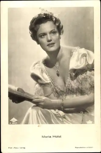 Ak Schauspielerin Maria Holst, Portrait