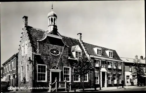 Ak Domburg Veere Zeeland Niederlande, Gemeentehuis