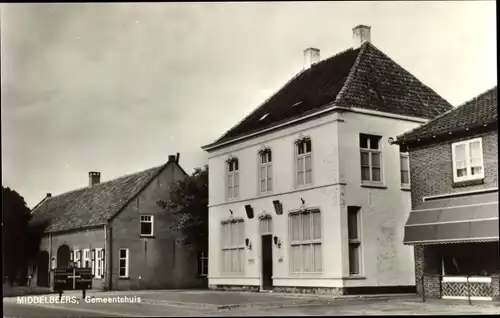 Ak Middelbeers Nordbrabant Niederlande, Gemeentehuis