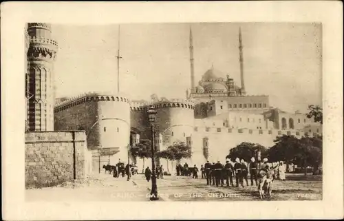 Ak Cairo Kairo Ägypten, Gates of the Citadel