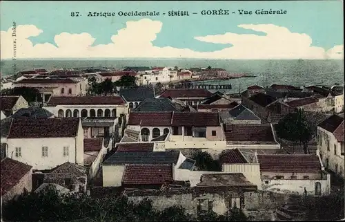 Ak Gorée Dakar Senegal, Gesamtansicht
