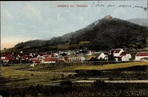 Ak Hambach Neustadt an der Weinstraße, Maxburg, Hambacher Schloss
