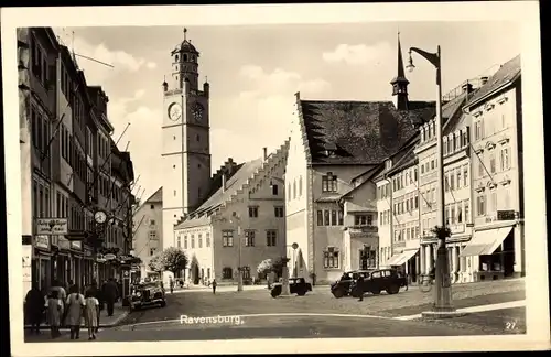 Ak Ravensburg in Württemberg Oberschwaben, Stadtansicht