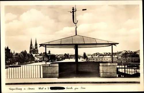 Ak Regensburg an der Donau Oberpfalz, Blick zum Dom