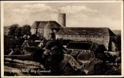 Ak Bad Belzig in der Mark, Burg Eisenhardt