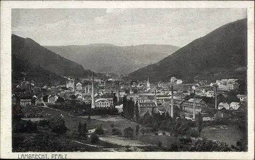 Ak Lambrecht in der Pfalz, Panorama vom Ort