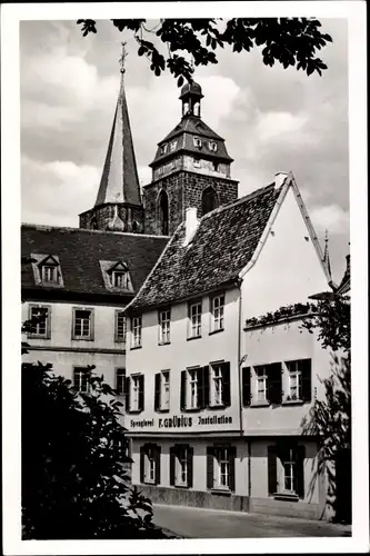 Ak Neustadt an der Haardt Neustadt an der Weinstraße, Blick auf die Stiftskirche