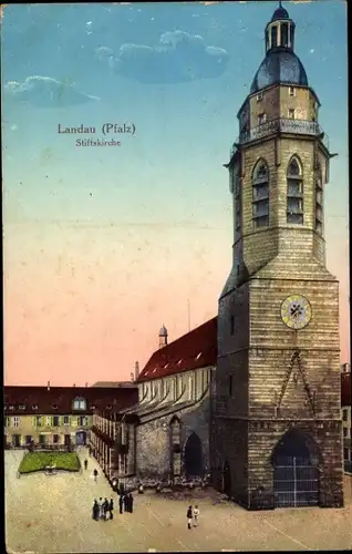 Ak Landau in der Pfalz, Stiftskirche