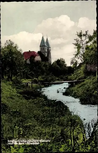 Ak Hausen Waldbrunn Westerwald, Partie an dem Lasterbach