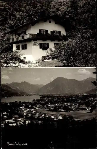 Ak Bad Wiessee in Oberbayern, Haus Steck, Panorama