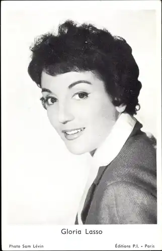 Ak Sängerin Gloria Lasso, Portrait