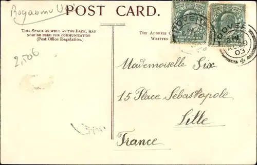 Ak Dover Kent England, The Esplanade, Dover Castle