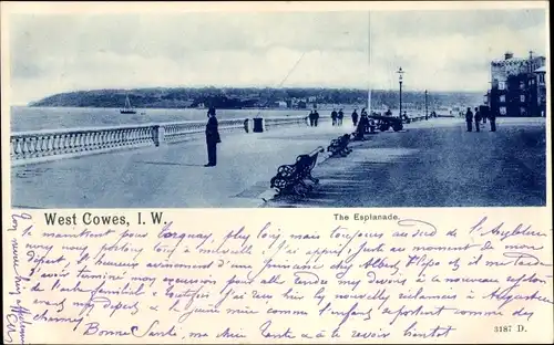 Ak West Cowes Isle of Wight England, The Esplanade