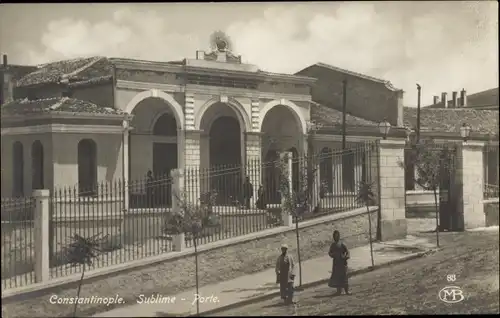 Ak Konstantinopel Istanbul Türkei, Sublime, Porte