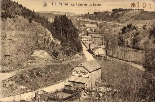 Ak Houffalize Wallonien Luxemburg, La Route de La Roche