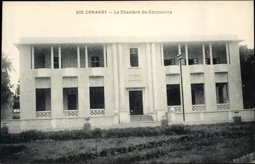 Ak Conakry Guinea, Le Chambre de Commerce