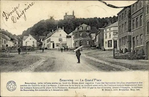 Ak Beauraing Wallonien Namur, La Grande Place