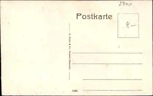 Ak Wittenberge an der Elbe Prignitz, Partie in den Friedhofsanlagen mit dem Wasserturm