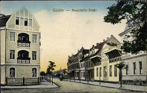 Ak Güsten in Anhalt, Amesdorfer Straße
