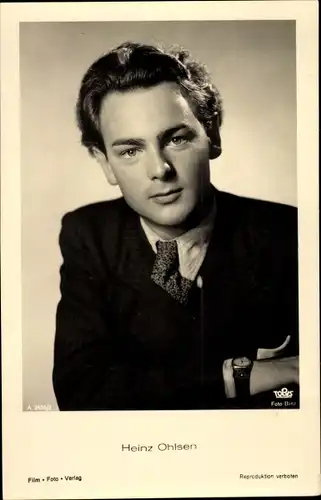 Ak Schauspieler Heinz Ohlsen, Portrait, Anzug