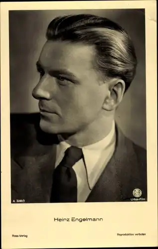 Ak Schauspieler Heinz Engelmann, Portrait