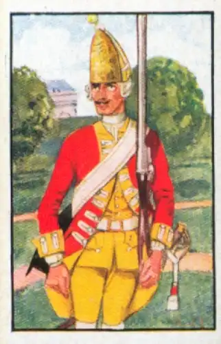 Sammelbild Deutsche Uniformen, Zeitalter Friedrichs des Großen, Serie 23 Bild 133 Leib Grenadier