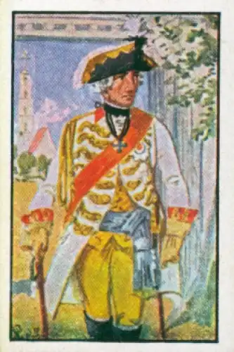 Sammelbild Deutsche Uniformen, Zeitalter Friedrichs des Großen, Serie 20 Bild 116 Preuß. Adjutant