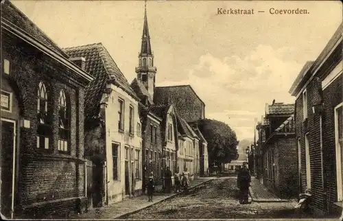 Ak Coevorden Drenthe, Kerkstraat