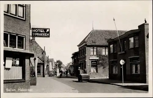 Ak Beilen Drenthe Niederlande, Hekstraat, Hotel Prakken