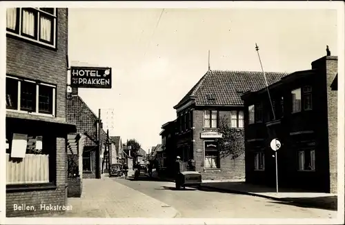 Ak Beilen Drenthe Niederlande, Hekstraat, Hotel Prakken