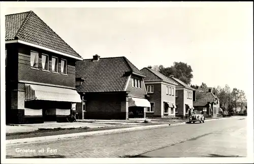 Ak Eext Drenthe Niederlande, Straßenpartie, Wohnhäuser