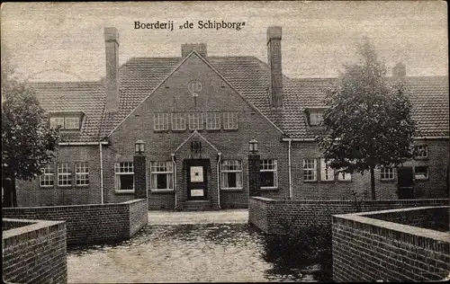 Ak Schipborg Drenthe Niederlande, Boerderij de Schipborg