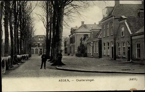 Ak Assen Drenthe Niederlande, Oostersingel