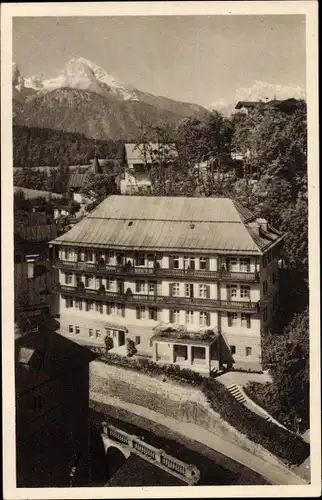 Ak Berchtesgaden in Oberbayern, Hotel und Solebad Rückert