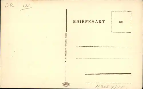 Ak Gieten Drenthe Niederlande, Kerk