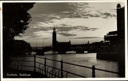 Ak Stockholm Schweden, Stadshuset