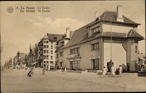 Ak La Panne De Panne Westflandern, Le Casino