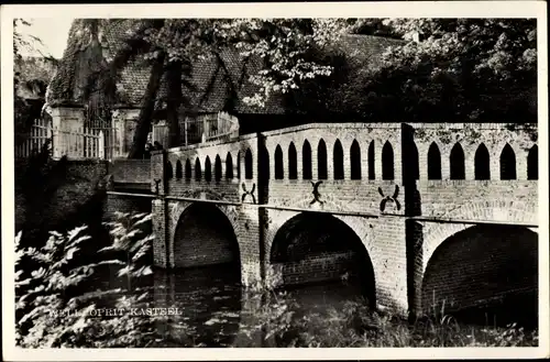 Ak Well Limburg Niederlande, Oprit Kasteel