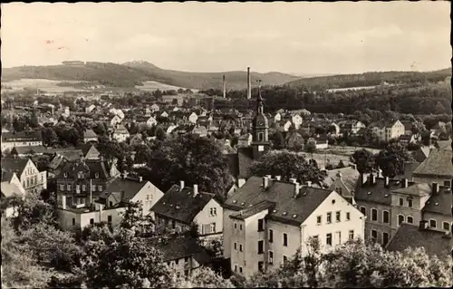 Ak Flöha in Sachsen, Teilansicht des Ortes
