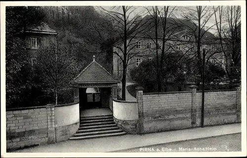 Ak Pirna an der Elbe, Maria-Anna-Heim