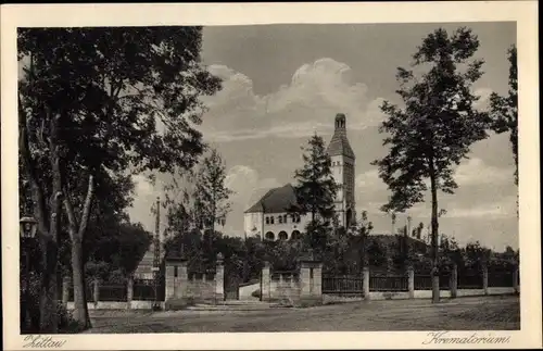 Ak Zittau in Sachsen, Krematorium