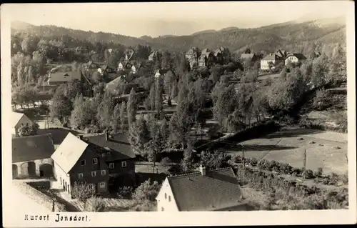 Ak Jonsdorf in Sachsen, Blick auf den Ort