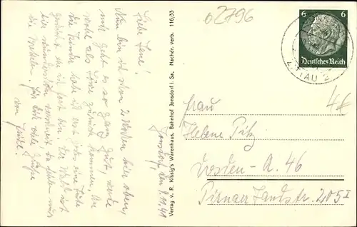 Ak Jonsdorf in Sachsen, Ort vor Mühlsteinbrüchen u. Lausche