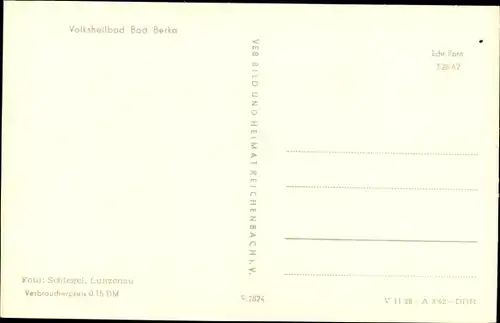 Ak Bad Berka in Thüringen, Straßenpartie mit Häuserfront