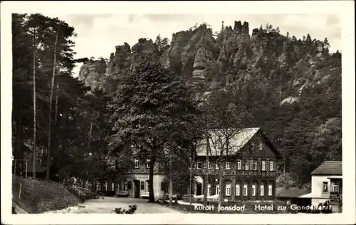 Ak Jonsdorf in Sachsen, Hotel zur Gondelfahrt