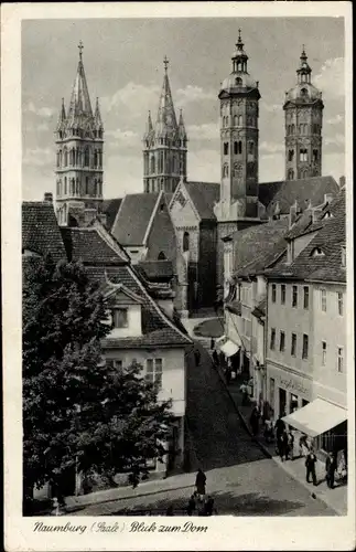 Ak Naumburg an der Saale, Blick zum Dom