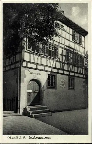 Ak Schnait Weinstadt in Württemberg, Silchermuseum