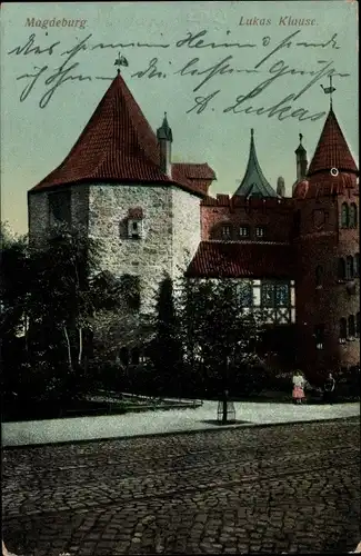 Ak Magdeburg an der Elbe, Lukas Klause
