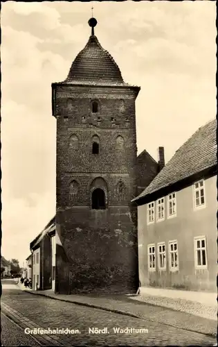 Ak Gräfenhainichen in Sachsen Anhalt, Nördl. Wachtturm
